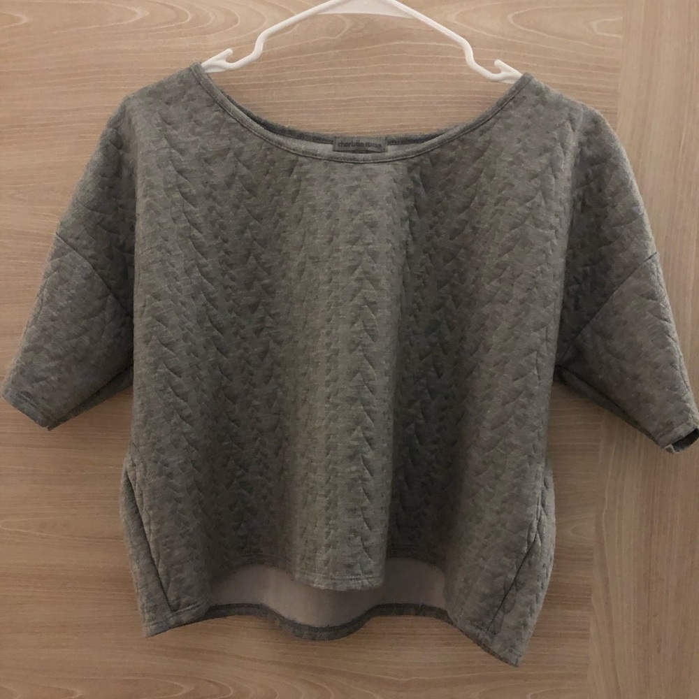 Sweater crop top